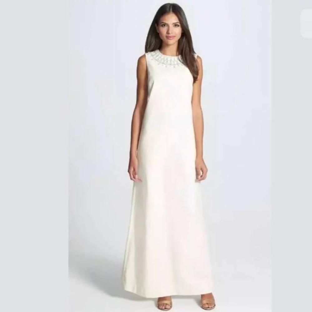 NWT Julia Embellished Gown Maxi Dress Runway